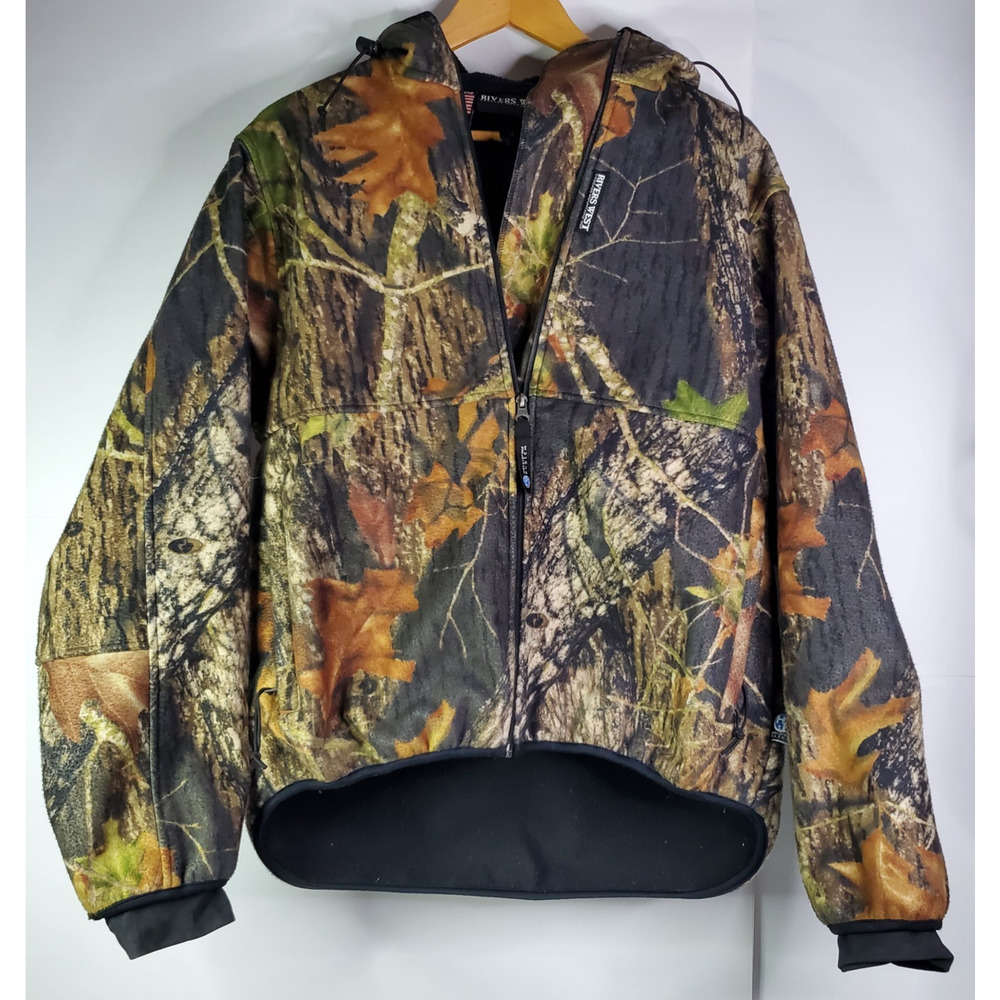 RIVERS WEST Mens Medium Back Country Mossy Oak WaterProof System Jacket